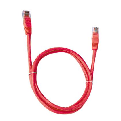 Imagem de Cabo de Rede Patch Cord Plus Cable Cat.5E 2,5M Vermelho Giga