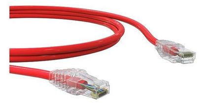 Imagem de Cabo de Rede Patch Cord Vermelho U/UTP Cat.6 CMX 1,5m