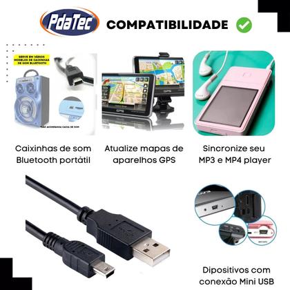 Imagem de Cabo de Sincronismo Mini USB Universal