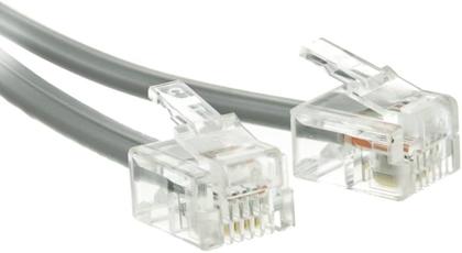 Imagem de Cabo de telefone RJ11 2 vias 1,4m (kit com 10un)