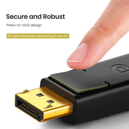 Imagem de Cabo DisplayPort 1.2 4K 60Hz e 3D de 1 metro Ugreen DP102 10244