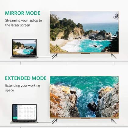 Imagem de Cabo DisplayPort 1.2 4K 60Hz e 3D de 1 metro Ugreen DP102 10244