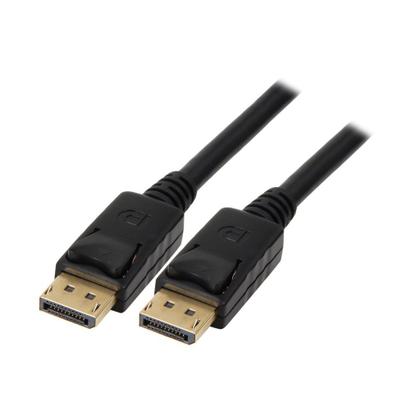 Imagem de Cabo Displayport 14 4k 144hz Adaptador Dp Blindado 1,5m 3 D Ultra Hd Pontas Gold Display Port