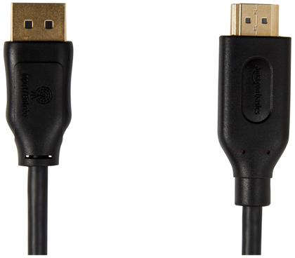 Imagem de Cabo DisplayPort para HDMI 4K @30Hz Amazon Basics 3m - pacote com 5