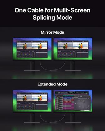 Imagem de Cabo DisplayPort VisionSync 2.1 16K @60Hz 10 pés para jogos