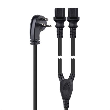 Imagem de Cabo divisor de cabo de alimentação Matters NEMA 5-15P a 2X IEC C13