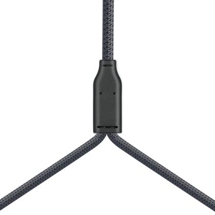 Imagem de Cabo divisor XLR fêmea para duplo XLR macho Y HUALEU 3,3 pés