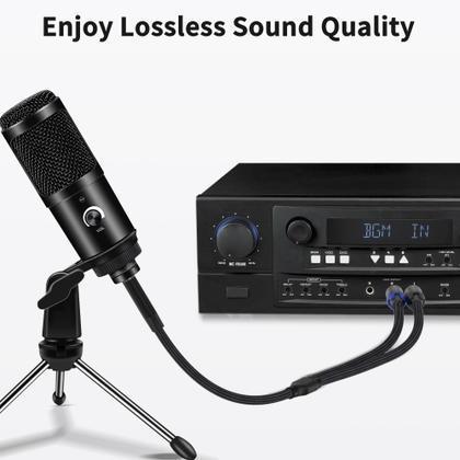 Imagem de Cabo Divisor ZTOXLR 3,5mm (1/8”) TRS para 2x 6,35mm (1/4”) TS Mono