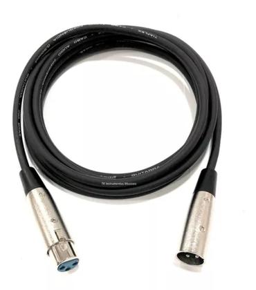 Imagem de Cabo DMX Balanceado Cannon XLR // 1 metro - Plug Parafuso