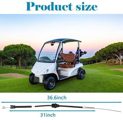 Imagem de Cabo do Acelerador Earthtec 35" para Carrinho de Golfe EZGO Marathon 1983-87