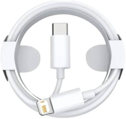 Imagem de Cabo do Carregador 2 Metros Tipo C Lightning compatível iPhone XR 11 12 13 14 Turbo Carga Rapida