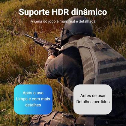 Imagem de Cabo Dp Displayport Gamer 3 Três Metro 1.4 8k@240hz 32,4gbps