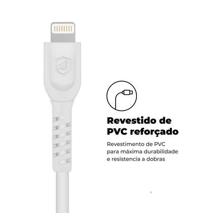 Imagem de Cabo Dual Shock Lightning / Type C Branco - 1,2m (MFI Homologado) - GShield