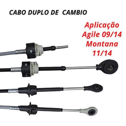Imagem de Cabo Duplo De Engate E Seleção De Marcha Agile 2009 À 2014 Montana 2012 À 2014