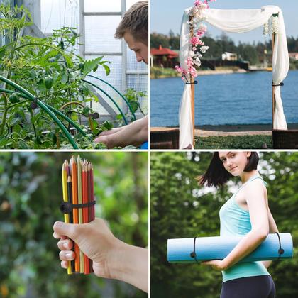 Imagem de Cabo elástico Skytened 60 unidades e 30 cm, resistente a UV