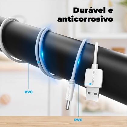 Imagem de Cabo Energia Alimentaçao USB A Para Dc 3,5mm 50cm Vention