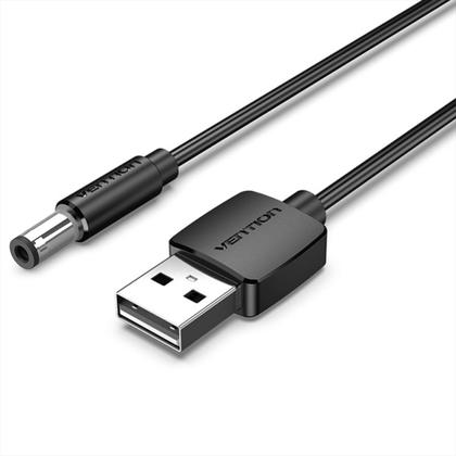 Imagem de Cabo Energia Alimentaçao USB A Para Dc 5,5mm 3A 50cm Vention