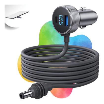 Imagem de Cabo energia Star-Mini 12V Veicular 3 em 1 Função carregador de celular Acendedor 3 Metros