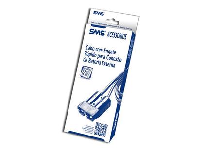 Imagem de Cabo Engate Rápido Para Conexão de Bateria Externa SMS, 12Vdc/80Ah, 1.5 Metros - 62404