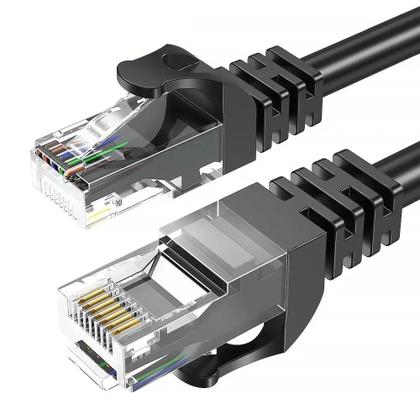 Imagem de Cabo Ethernet Cat6 (10m ou 50m) - Cabo de Rede UTP RJ45 para Roteador e Modem