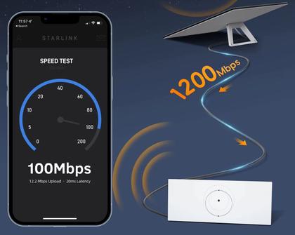 Imagem de Cabo Ethernet para Starlink v3/gen3 Vedação CAT6 9M