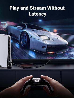 Imagem de Cabo Ethernet UGREEN Cat 8 10 pés (3 m) 40 Gbps 2000 Mhz