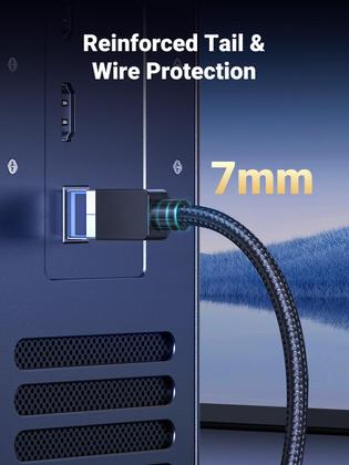 Imagem de Cabo Ethernet UGREEN Cat 8 10 pés (3 m) 40 Gbps 2000 Mhz