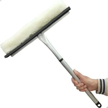 Imagem de Cabo Extensível 6 Metros Com Rodo Vidros 35cm E Espanador de Mão