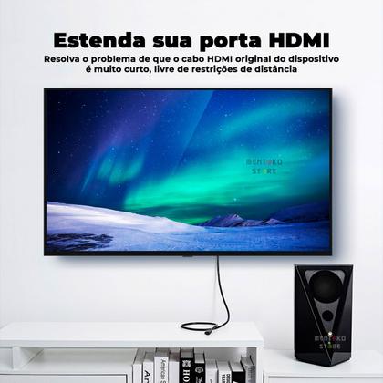 Imagem de Cabo Extensor Adaptador HDMI 2.0 4K Macho Femea 2m Vention