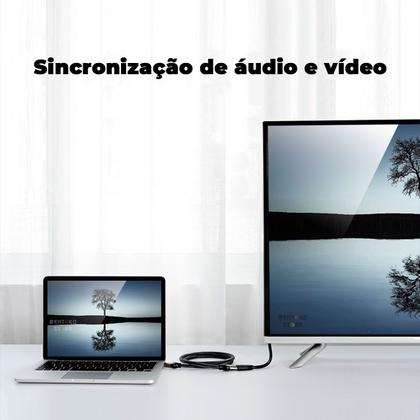 Imagem de Cabo Extensor Adaptador HDMI 2.0 4K Macho Femea 5m Vention