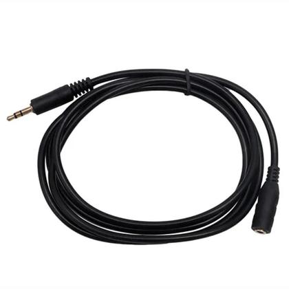 Imagem de Cabo Extensor Adaptador P2 Macho Para P2 Femea 1,5 Metros