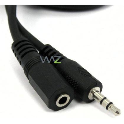 Imagem de Cabo Extensor de Áudio - 3,5mm (P2) -  1,8m - MD9 - Preto - 6509