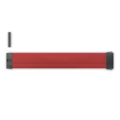 Imagem de Cabo Extensor De Fonte DeepCool EC300 ATX 18AWG 24 Pinos Vermelho  - DP-EC300-24P-RD