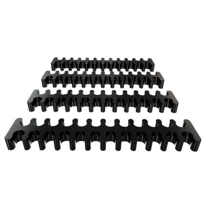 Imagem de Cabo Extensor de Fonte Sleeved Rise Mode, 4 em 1, 1x 24p ATX, 1x 4+4p CPU, 2x 6+2p PCIe, Vermelho - RM-SL-FR