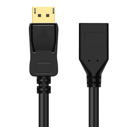 Imagem de Cabo extensor Displayport macho femea 4k 144hz 0,5m 50Cm
