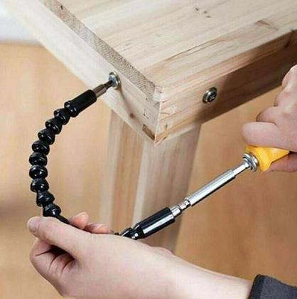 Imagem de Cabo Extensor Eixo Prolongador Flexível Para Parafusadeira