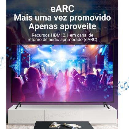 Imagem de Cabo Extensor HDMI 2.1 8k Blindado Banhado Ouro Vention 1m