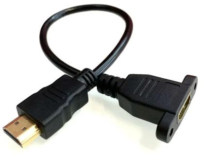 Imagem de Cabo Extensor Hdmi Macho para Hdmi Femea 30cm