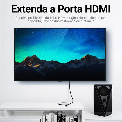 Imagem de Cabo Extensor Hdmi X Hdmi 2.0 4k 60fps hdr Full Hd 3 Metros