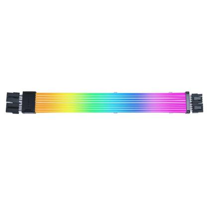 Imagem de Cabo Extensor Lian Li Strimer Wireless, RGB, GPU 2X8-PIN, Preto - PW8-1W BLACK