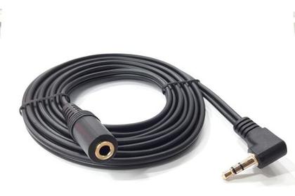 Imagem de Cabo Extensor P2 Fêmea / P2 Macho Pino 90 Graus 1,80 Mts