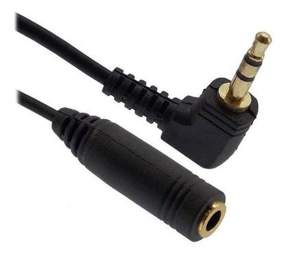 Imagem de Cabo Extensor P2 Fêmea / P2 Macho Pino 90 Graus 1,80 Mts