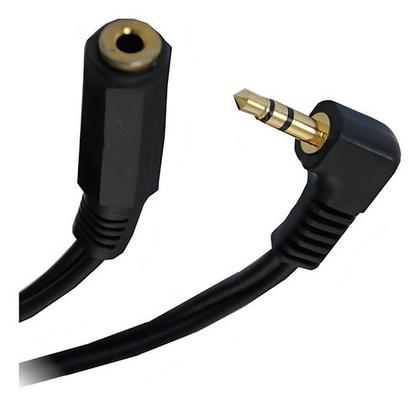 Imagem de Cabo Extensor P2 Fêmea / P2 Macho Pino 90 Graus 1,80 Mts