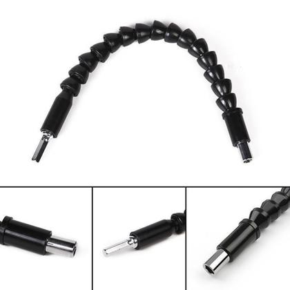 Imagem de Cabo Extensor Prolongador Flexível Parafusadeira 29,5cm Bits 1/4 