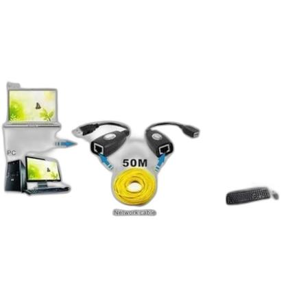 Imagem de Cabo Extensor Rj45 Fêmea X Usb Tipo A Macho