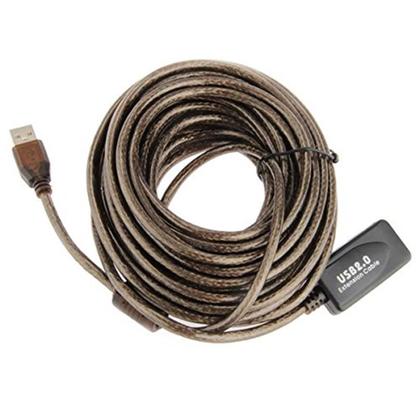 Imagem de Cabo Extensor USB 2.0 Amplificado Ativo 20m Macho-a Fêmea-a
