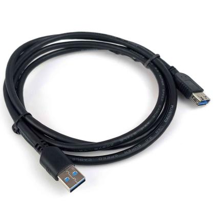 Imagem de Cabo Extensor USB 3.0 A Macho para USB 3.0 A Fêmea, PlusCable, 1.5 Metros - USBAF3015