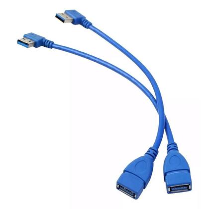 Imagem de Cabo extensor Usb 3.0 com 90 graus - 30cm