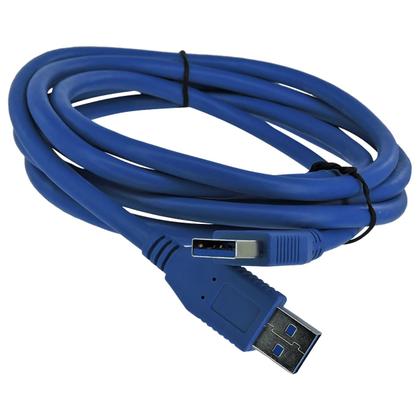 Imagem de Cabo Extensor Usb 3.0 Macho X Macho 1,5m Azul