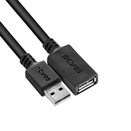 Imagem de Cabo Extensor USB a 2.0 Macho para USB a 2.0 Femea 28AWG Puro Cobre 2 Metros - PUAMF2-2